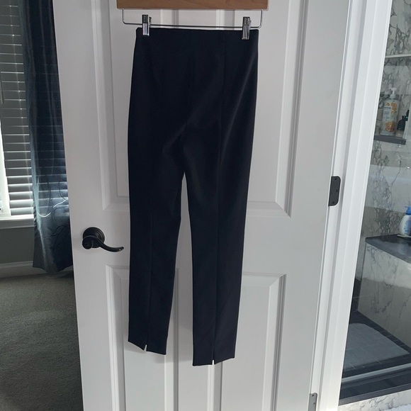 VINCE. Stitch Front Seam Ponte Legging Style # 199028 Black Slim Fit Pants $298 - Picture 9 of 11